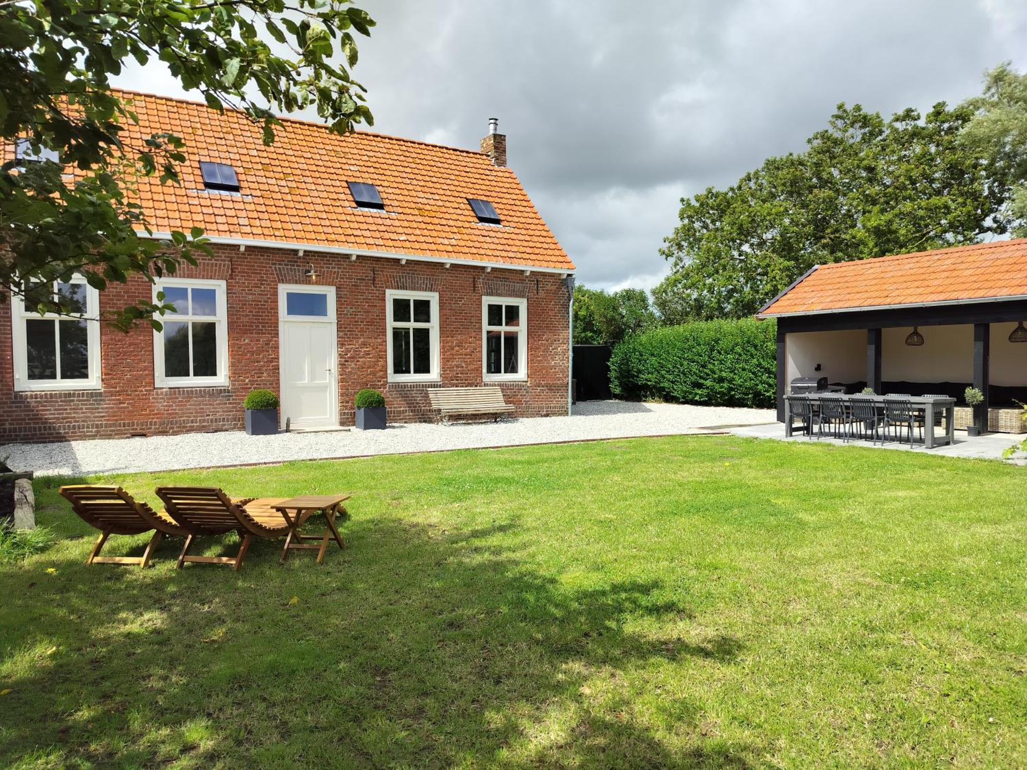 B&B 'Hof Baaiweg' Met Barrelsauna Zoutelande Kültér fotó